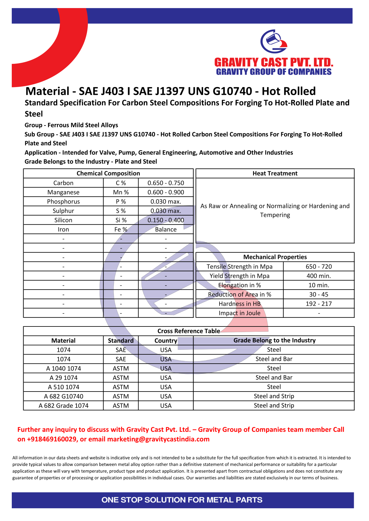 SAE J403 I SAE J1397 UNS G10740 - Hot Rolled.pdf